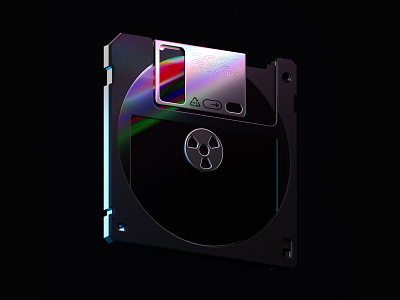 Floppy disk 3d c4d illustration render