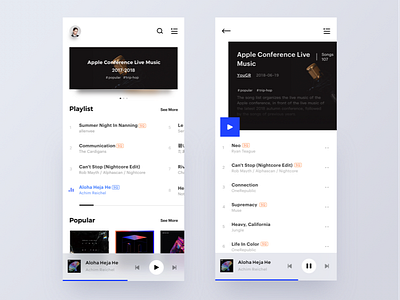 Music App ui