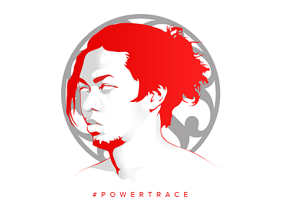 #PowerTrace digital art minimal power trace vector vector outlaw vexel