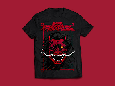 Red Oni tshirt design