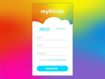 DailyUI001 - Signup form
