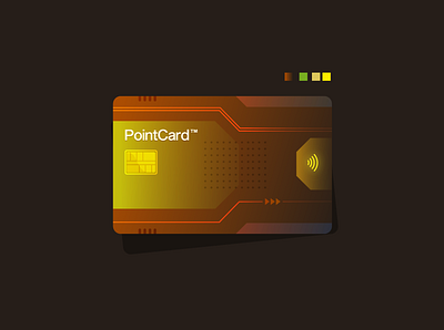 Bronze Point card branding concept art design graphic design product design vector