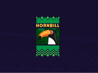 HORNBILL branding characterdesign concept art design illustration logo sticker vector