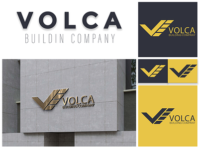 VOLCA BUILDING COMPANY branding graphic design identity logo