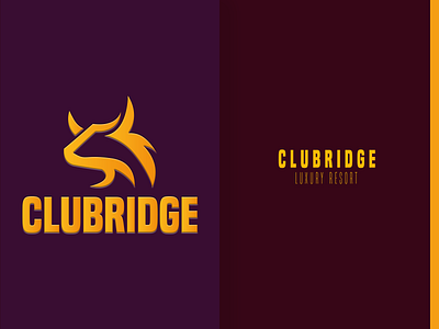 CLUBRIDGE Luxury Resort branding design graphic design identity illustration logo