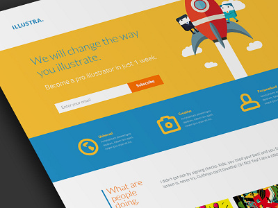 Illustra - Landing Page