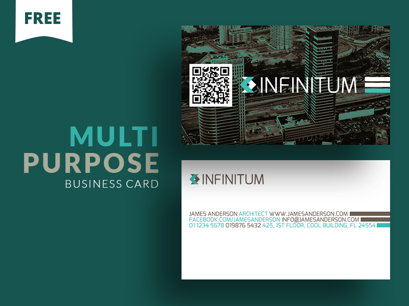 Free - Multipurpose Business Card freebie free photoshop template cooledition business card freebie free business card business card