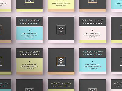 Square Stylish - Business Card 82