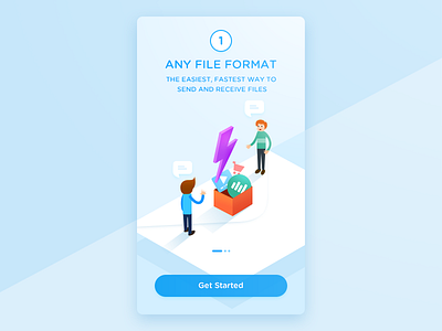 Walkthrough flat format illustration ui walkthrough