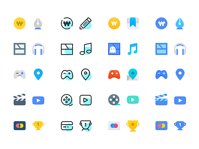 Icons flat icon icons illust simple vector
