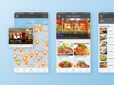 Food Delivery app application application ui booking app delivery app food map mapping mobile ui ui design