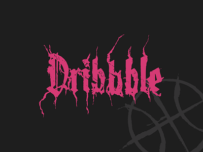 Black Metal Dribbble black metal branding branding design calligraphy dribbble fashion handwriting logo t shirt typeface