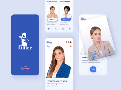 Miss Office app application branding fashion figma mobile design mobile ui ui ui design