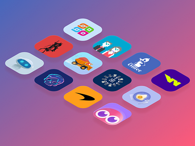 Some app icons app app design app icon application icon design icons mobile ui ui