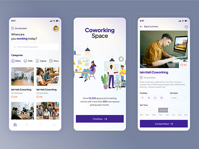 Co-working Space Mobile App