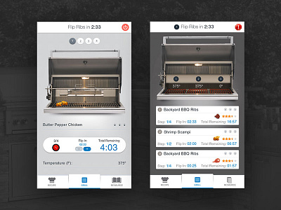 Lynx Professional Grills app design grills mobile