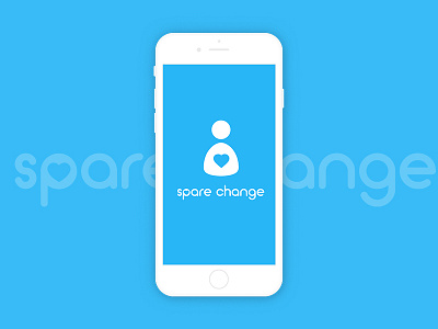Spare Change app app website design mobile website