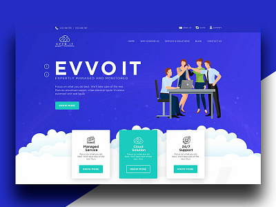 EVVOIT design interactive ui ux website wireframe