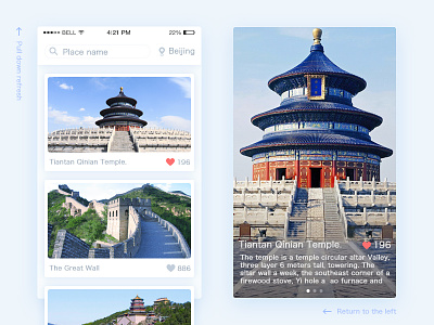 Introduction of scenic spots app
