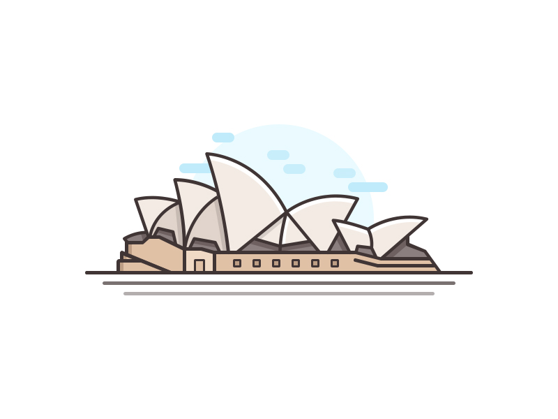 Sydney Opera House by Wayne Z on Dribbble