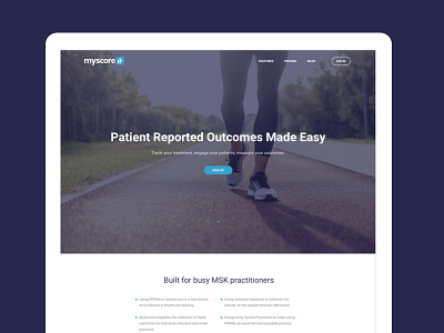 Myscoreit website design