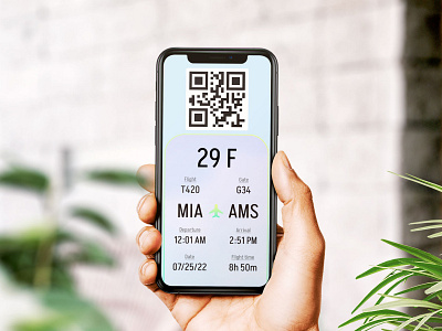 Boarding Pass - Daily UI - 024