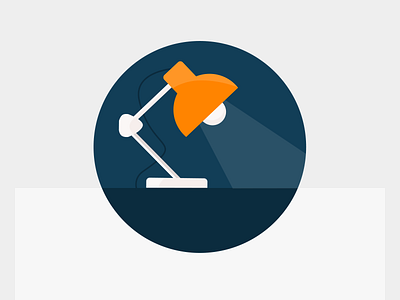 Material Lamp Icon