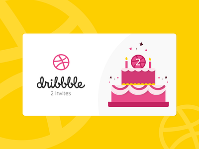 2 Dribbble Invitations