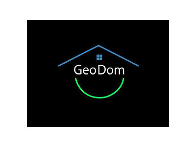 Geo Dom Logo brand contest earth graph design home house logo simple line