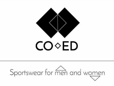 COED logo black and white brand contest design fashion geometric line logo simple