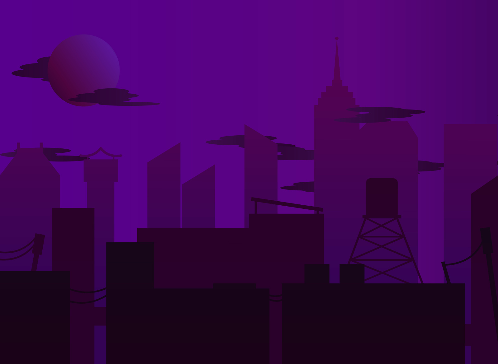 Minimalistic city background(1/4) by Mel_workshop on Dribbble