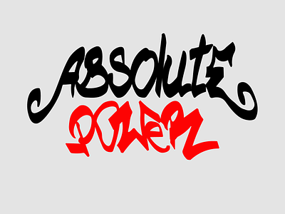 Calligraphy inscription absolute art black calligraphy colors design font graffiti inscription lettering power red style tag tagging