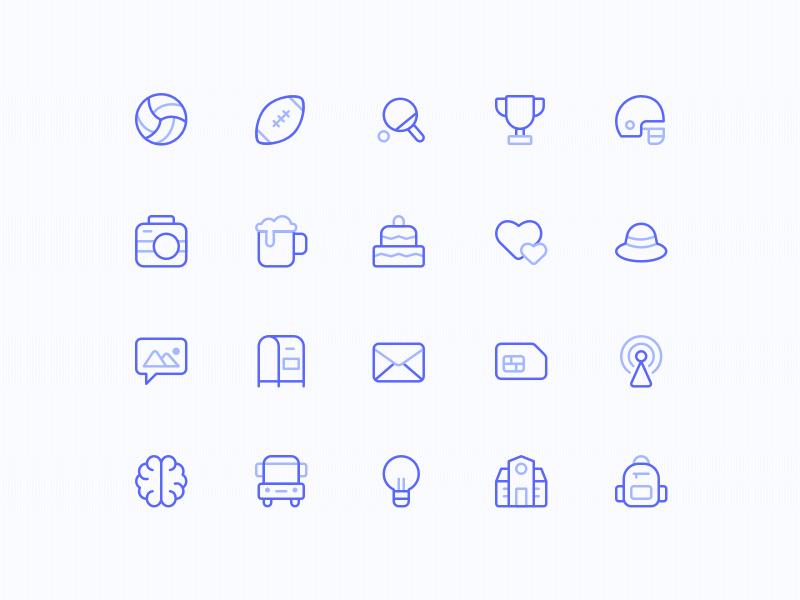Iconspace - 120 icons free education entertainment icon pack sport icon technology travel ui ux