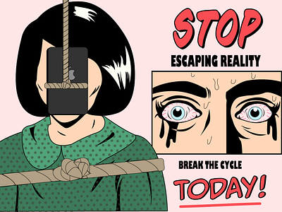 Stop the cycle illustration