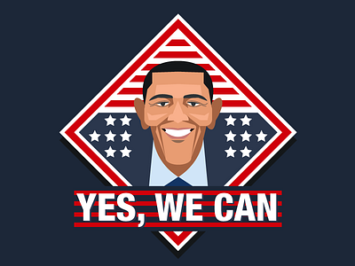 We will miss him! america americaflag barack barackobama graphic icon illustration marill obama president