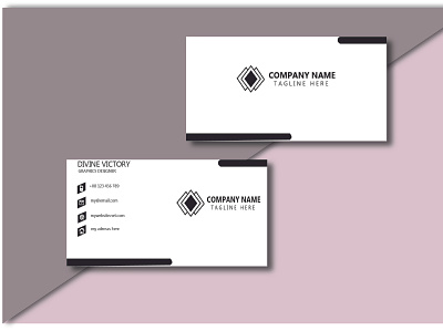 Company Brand Business Card brand business card branding business card company business card graphic design illustrator logo photoshop visiting card