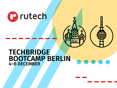 Techbridge Bootcamp Berlin Cover banner cover geometry graphics web