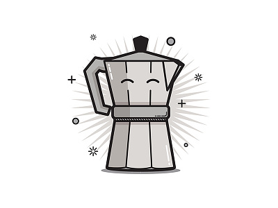 Little Mochapot character coffee coffee shop cute icon iconography illustration mocha new vector