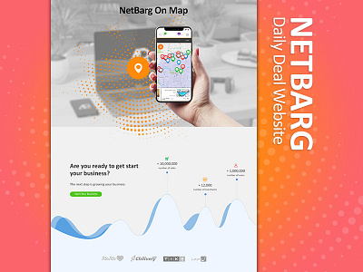 NetBarg (daily deal website) daily deals deals coupons landing page netbarg profile ui ux web webdesign website