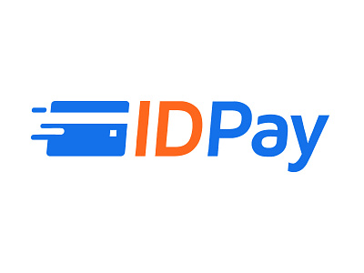 IDPay Logo blue blue logo card credit card design idpay idpay logo logo logo design orange orange logo pay pay money payment receive money ui design ui ux