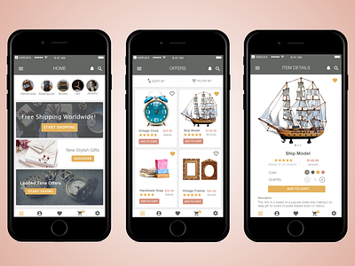 Design concept for gift buying app branding design e commerce mobile app design ui ui ux design ux design