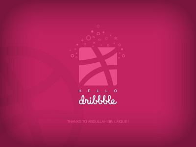 Hello Dribbble dribbble hello