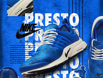 Nike Presto Poster design design graphic design illustration