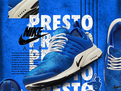 Nike Presto Poster design