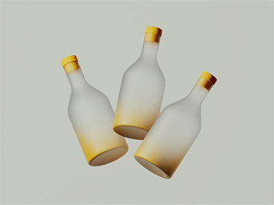 Bottles 3d 3d illustration 3d render after effects bottles c4d cinema 4d clean products visualization