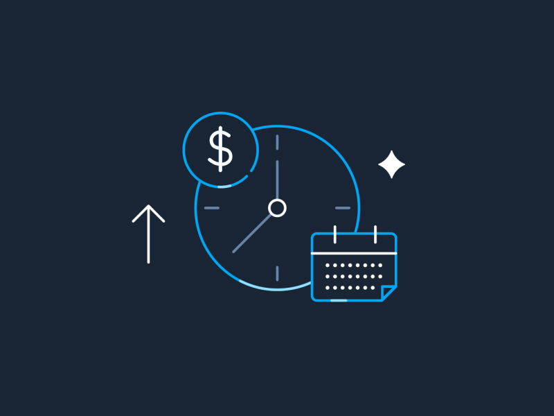 Money management after effects animation icon motion design