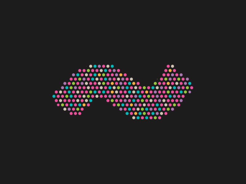 Space ~ after effects animation colored dots motion design particle