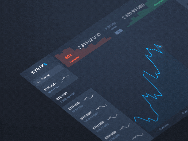 Exchange ae aftereffects animation chart finance interface list motion trading web