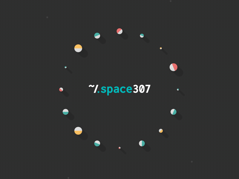 Space307 animation design dots motion space