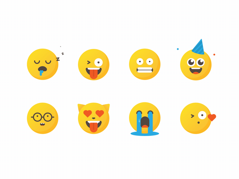 Emoji vol. 1 animation character emoji emojicons fun motion sticker
